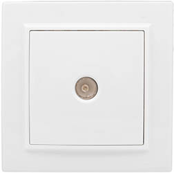 розетка ТВ оконечная EKF ERA00-027-10 "Минск" - внешний вид