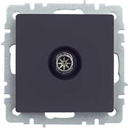 розетка ТВ оконечная IEK РТВ11-0-БрГ Brite - внешний вид