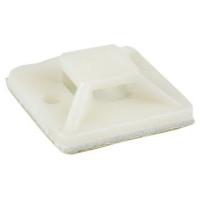 Площадка монтажная самоклеящаяся 25*25мм белый EKF 20шт