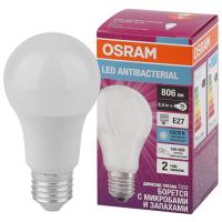Лампа свд 220В Е27 8,5Вт 6500К 806лм стандарт A60 матовая Osram АБ