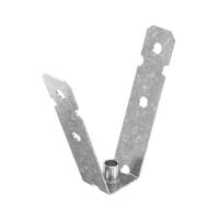 Крепление к потолку и профнастилу 100 мм М8, толщ. 1,5 мм, Сендзимир цинк