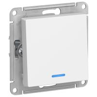 AtlasDesign лотос выключатель 1кл с подсветкой скрытая 10А IP20 