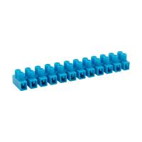 Клеммник ЗВИ 3А 12пар 4мм2 нг синий Rexant 10шт