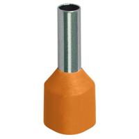 Наконечник-гильза 0,5-8 изолированный оранжевый Е0508 IEK 100шт