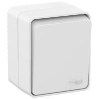AtlasDesign Profi54 белый переключатель 1кл открытая 10А IP54 