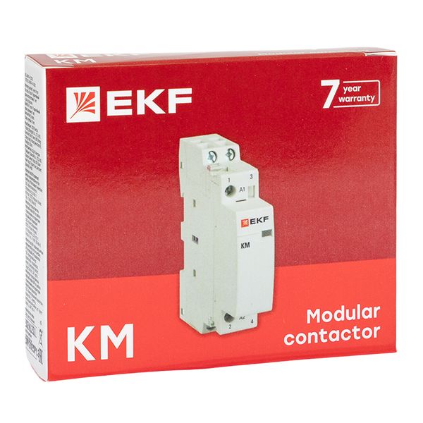 Контактор модульный 25А 230В 2НО КМ EKF