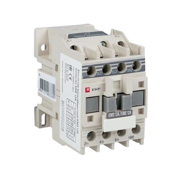 Контактор 12А 220В 1NC КМЭ малогабаритный EKF 