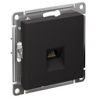 AtlasDesign карбон розетка RJ45 8(8) скрытая 1-ая  