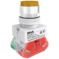 Выключатель кнопочный ABLFP 22мм желтый 220В IP54 Schneider Electric