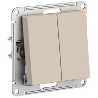 AtlasDesign песочный выключатель 2кл скрытая 10А IP20 