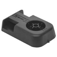 Площадка монтажная с отверстием 34*23мм 11мм черный EKF д/прям монтажа 100шт