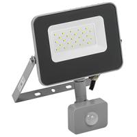 Прожектор свд 20Вт 6500К 1800лм серый датчик движения IP54 120° SMD IEK 