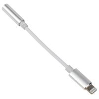 Шнур Lightning-AUX штекер 3,5мм 10,5см белый Rexant