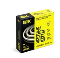 Неон 220В 8Вт/м 120свд/м 3000К 2835 IP65 IEK комплект 5 м