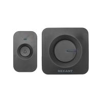 Звонок беспроводной открытая черный IP56  Rexant 52 мелодии