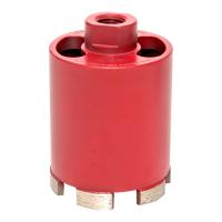 Коронка по бетону 82мм М16 алмазная EKF микроударная 7зубцов