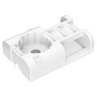 Площадка монтажная с отверстием 32*20мм белый ПРОМРУКАВ д/прям монтажа 100шт