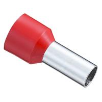 Наконечник-гильза 10,0-12 изолированный красный НШВИ КВТ 100шт