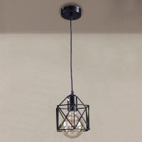 Светильник подвес 1*60Вт E27 черный лофт