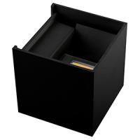 Светильник настенный свд 6Вт 4000К 450лм IP54 черный металл