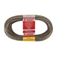 Трос металлополимер 4мм 20м Rexant