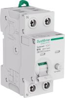 Дифавтомат 2Р 16А B тип A 30мА 6кА 2мод S9D Systeme Electric Systeme9