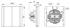 Фортепиано сталь выключатель 2кл скрытая 10А IP20 