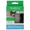 AtlasDesign Nature черный рамка 1-ая универсально стекло