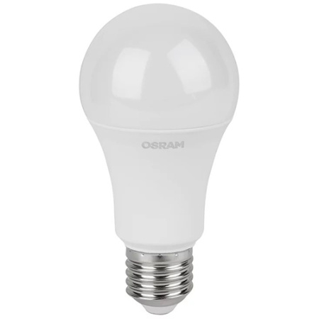 Лампа светодиодная 220В Е27 30Вт 6500К 2400лм стандарт A70 матовая Osram LED Value black