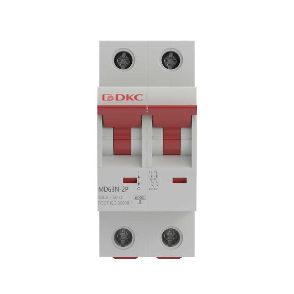 Автомат 2Р 25А C 6кА MD63N DKC YON max 