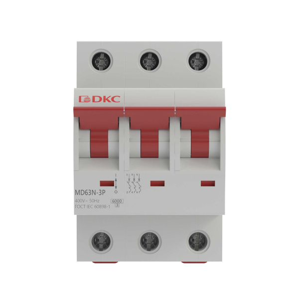 Автомат 3Р 40А C 6кА MD63N DKC YON max 