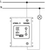 AtlasDesign грифель выключатель 1кл скрытая 10А IP20 