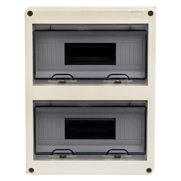 Бокс 24мод навесной белый белая дверь IP65 PROxima EKF 