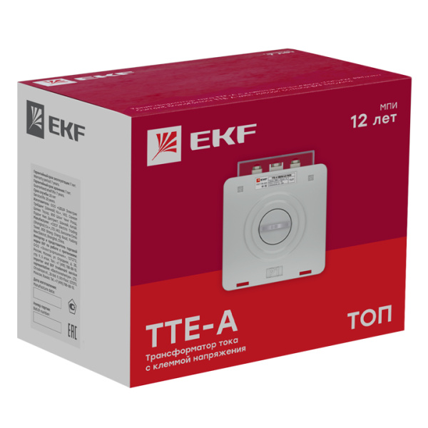 Трансформатор тока 250/5А 5ВА 0,5 ТТЕ-А EKF 