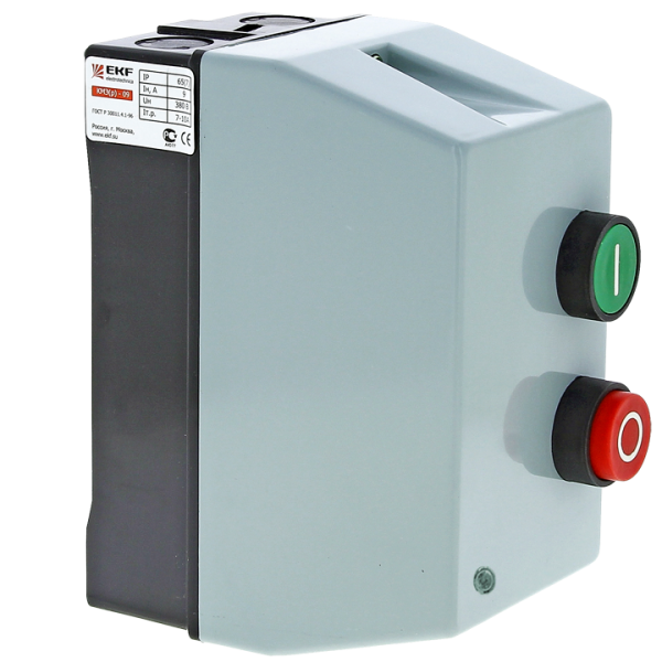 Пускатель 18А 220В IP65 КМЭ EKF с РТЭ Ir-12-18А с индик.