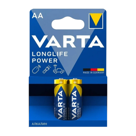 Батарейка AA(пальчик) алкалиновая BL2 VARTA Long Life 