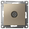 AtlasDesign шампань розетка TV оконечная скрытая 1-ая 