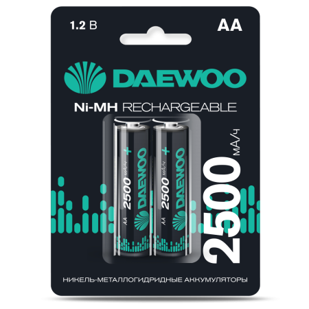 Аккумулятор AA(пальчик) 2500mAh 1,2В BL2 Daewoo