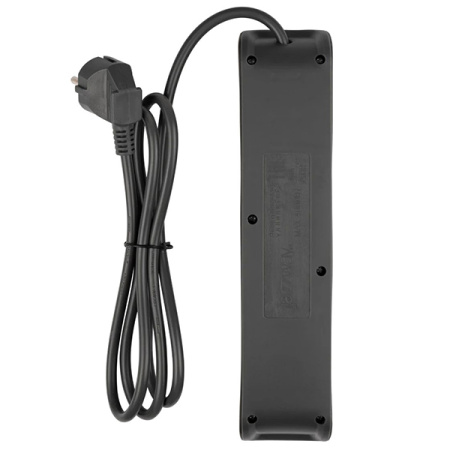 Удлинитель 4-мест 3м ПВС 3*1 черный Jazzway  