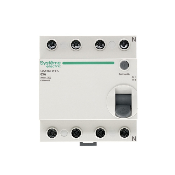 Выключатель дифференциальный (УЗО) 4Р 63А 300мА AC 6кА City9 Systeme Electric